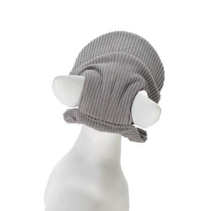 Cute Hat for Cats Dogs Adjustable  Baseball Cap With Ear Hole