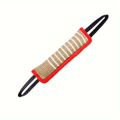 Durable Jute Dog Chew Toy - Bite-Resistant Teething Stick Dental Health Care