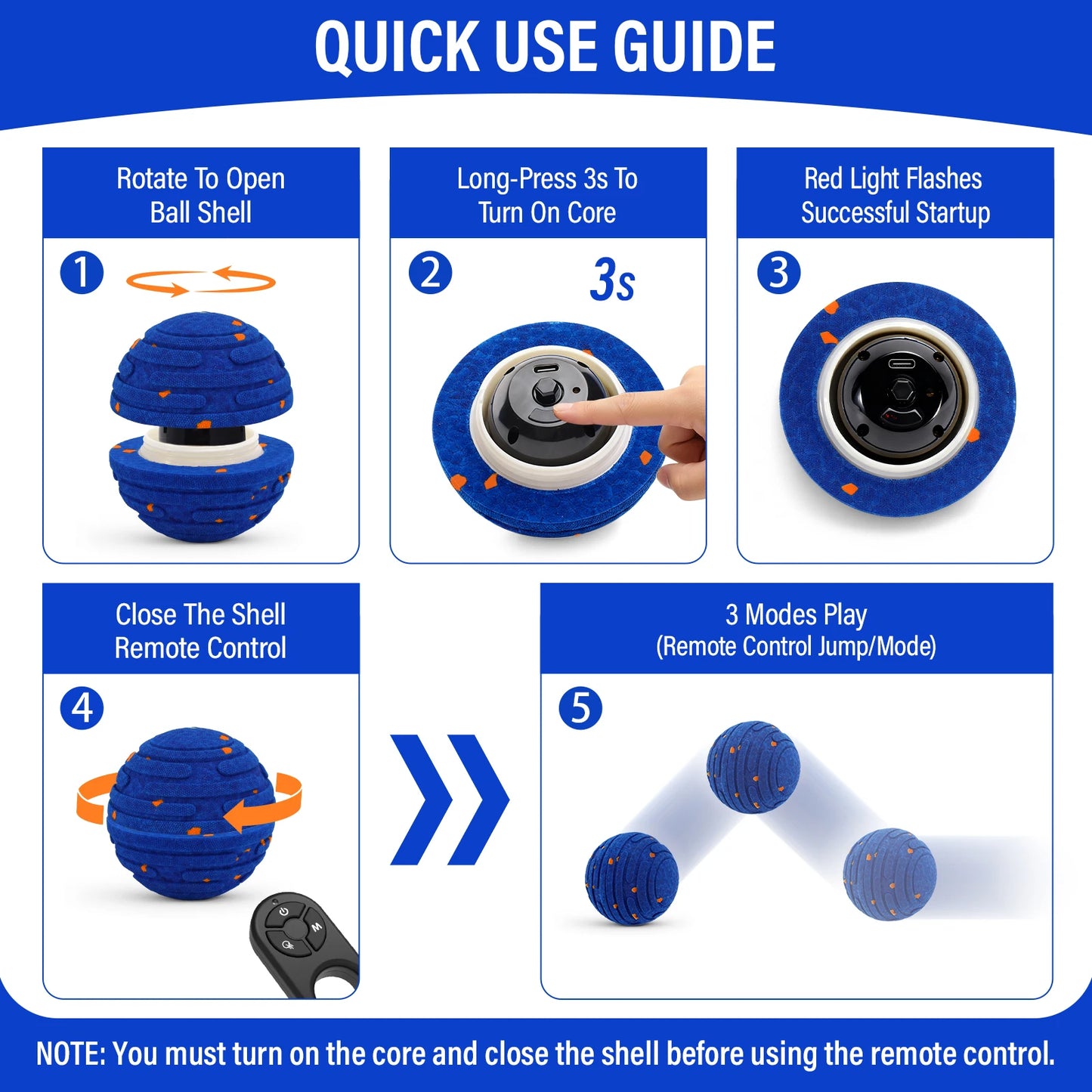 Smart Interactive Dog Toy, Indestructible for Aggressive Chewers, Rechargeable