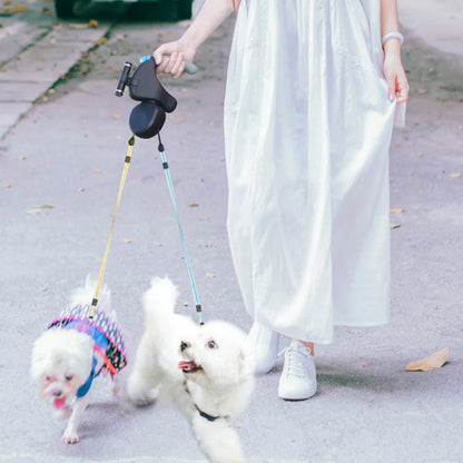 Walk 2 Dogs Retractable Leash