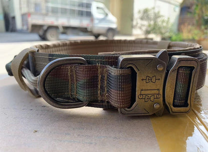 Adjustable Tactical Dog Collar And Leash Set