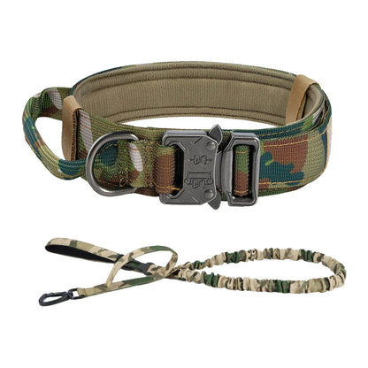 Adjustable Tactical Dog Collar And Leash Set