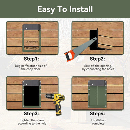 Step-by-step guide on how to install a wooden door with tools and measurements.