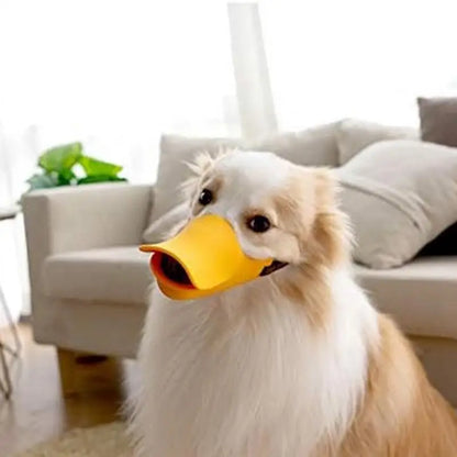Silicone Duck Muzzle Mask  Anti Bite Stop Barking