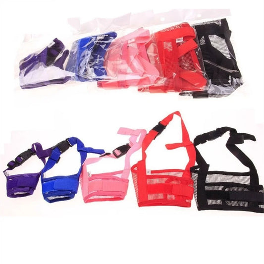 Adjustable Mesh Dog Muzzle – Breathable Anti‑Barking & Safety Training Muzzle