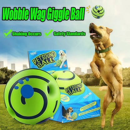 Dog Toy Wobble Wag Giggle Glow Ball