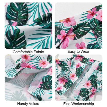 Hawaiian Style  Dog Shirts for Small Medium Dogs Puppy Cat