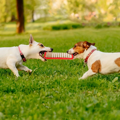Durable Jute Dog Chew Toy - Bite-Resistant Teething Stick Dental Health Care