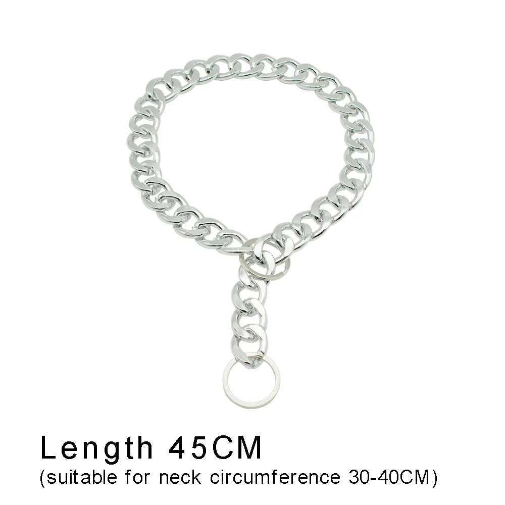 Luxury Collar Gold Dog Chain Choker For Pitbull Bulldog Teddy French Bulldog