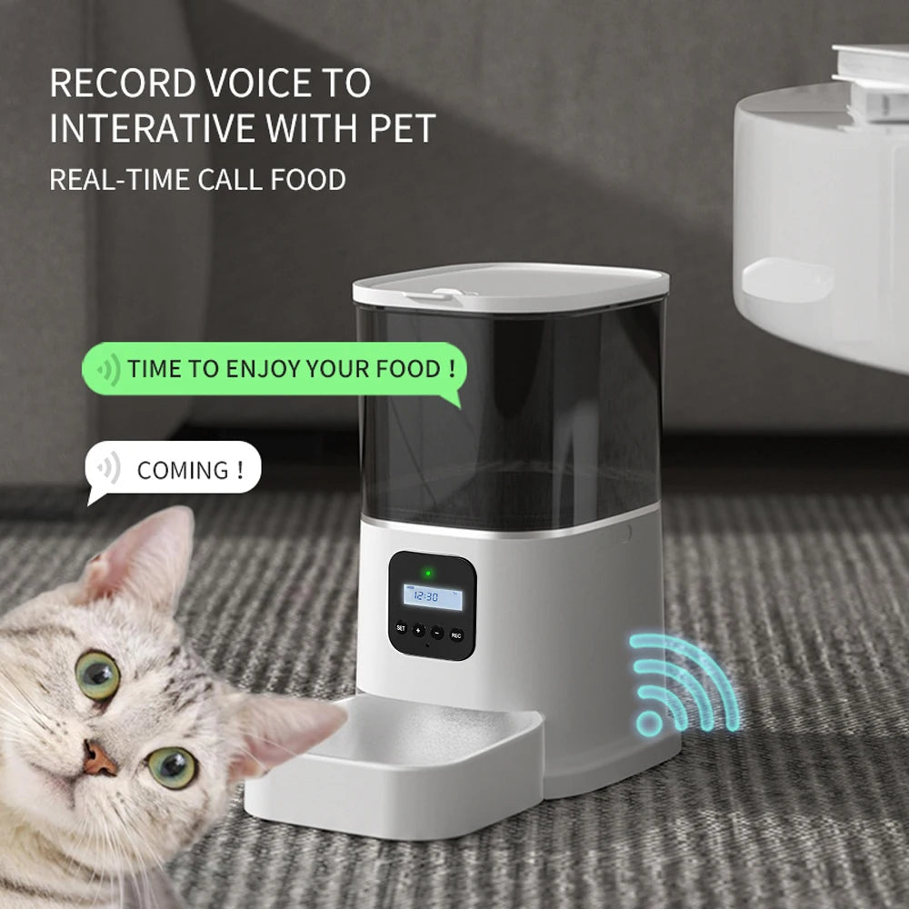 Automatic Pet Feeder With Voice Record