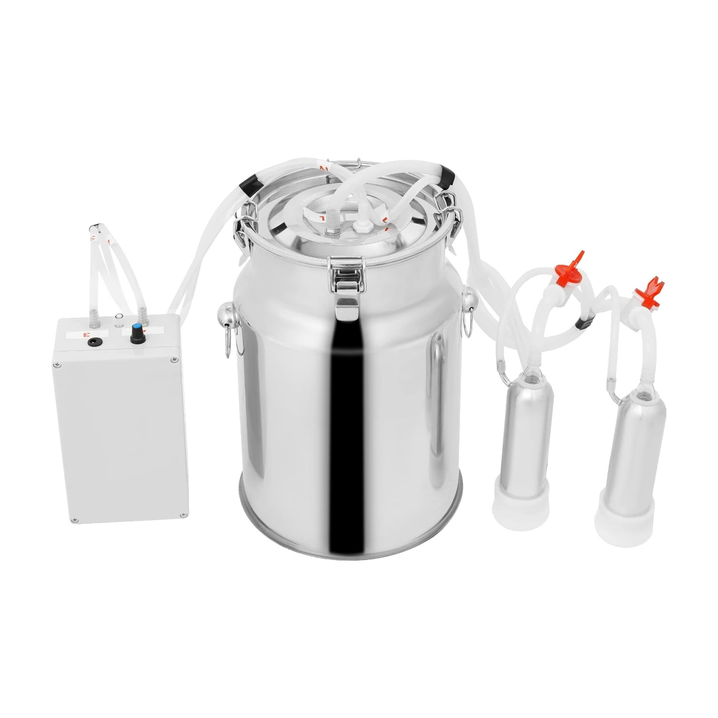 Electric Milking Machine for Cows Goats Stainless Steel