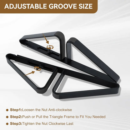 Pet Gate Support Feet Set of 2, Adjustable for Extra Wide Foldable Dog Gates,