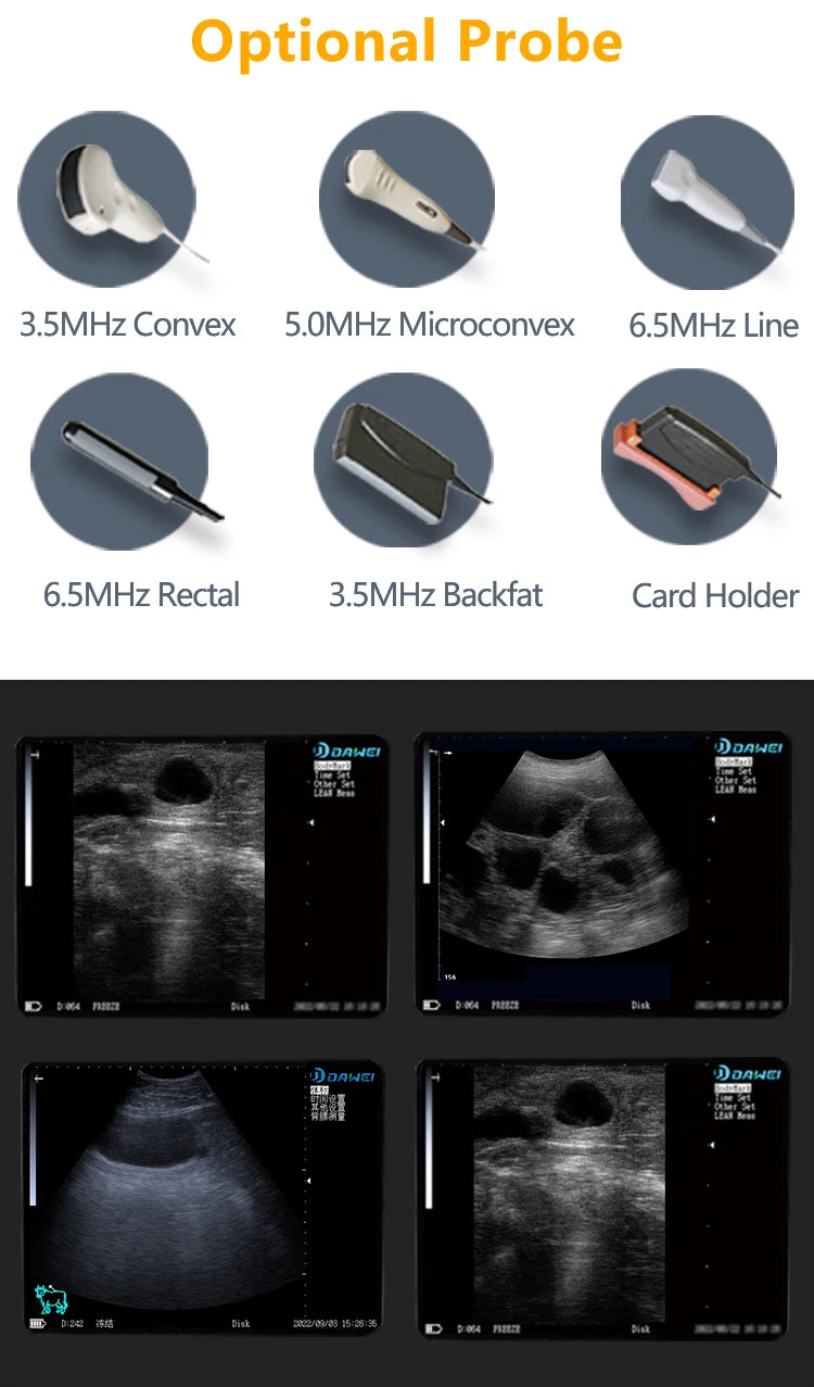 Portable Veterinary Ultrasound Scanner for Pig Sheep Cattle Horse Dog