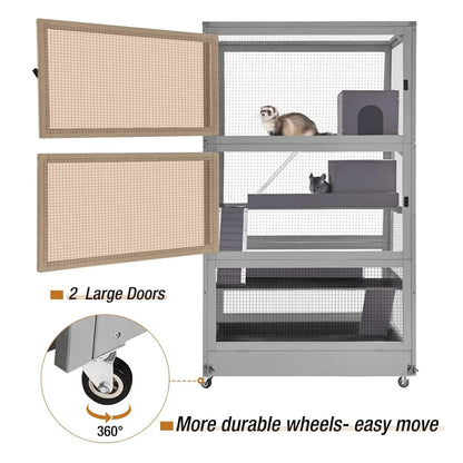 Ferret Cage Chinchilla House Large 4 Levels