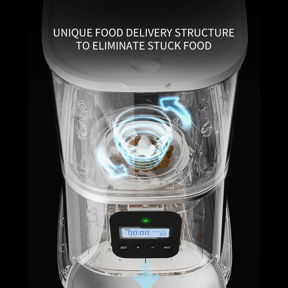 Automatic Pet Feeder With Voice Record