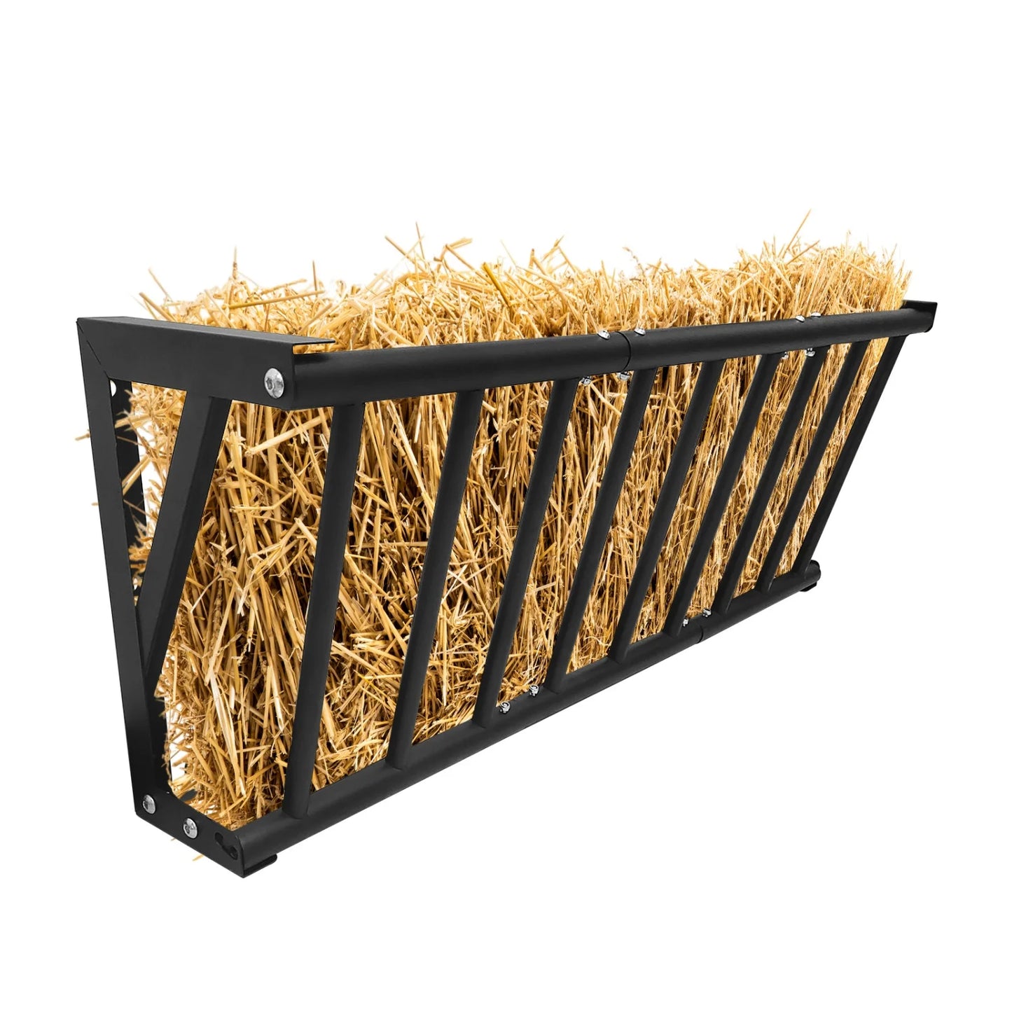 Wall Mount Hay Feeder Rack, Heavy Duty Carbon Steel Hay Holder