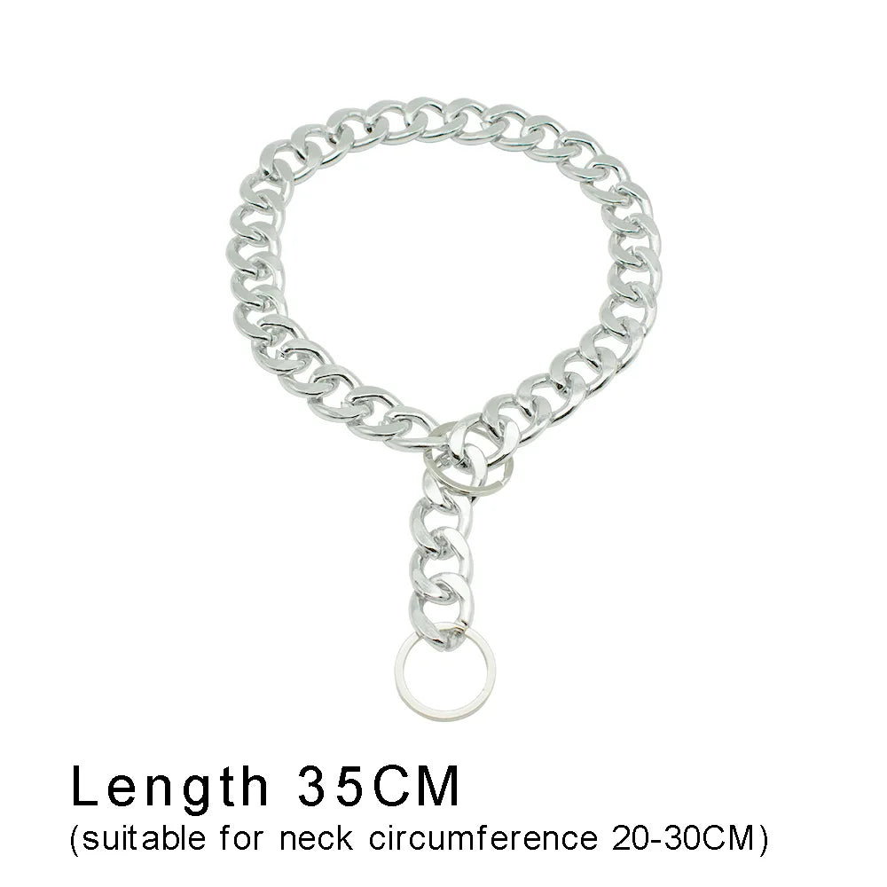 Luxury Collar Gold Dog Chain Choker For Pitbull Bulldog Teddy French Bulldog