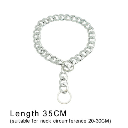 Luxury Collar Gold Dog Chain Choker For Pitbull Bulldog Teddy French Bulldog