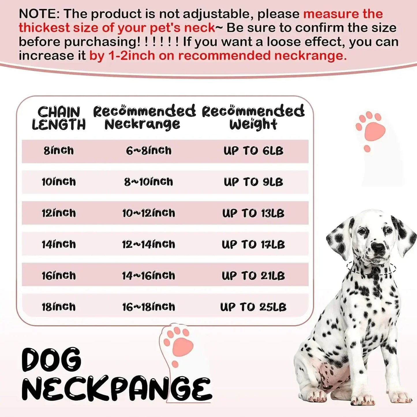 Dog Chain Collar Diamond Cuban Link Necklace Metal Cat Chain