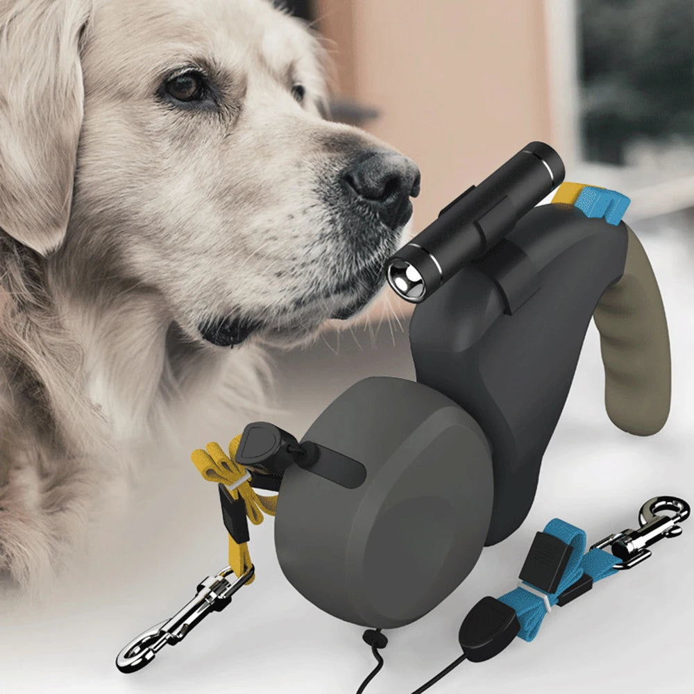 Walk 2 Dogs Retractable Leash