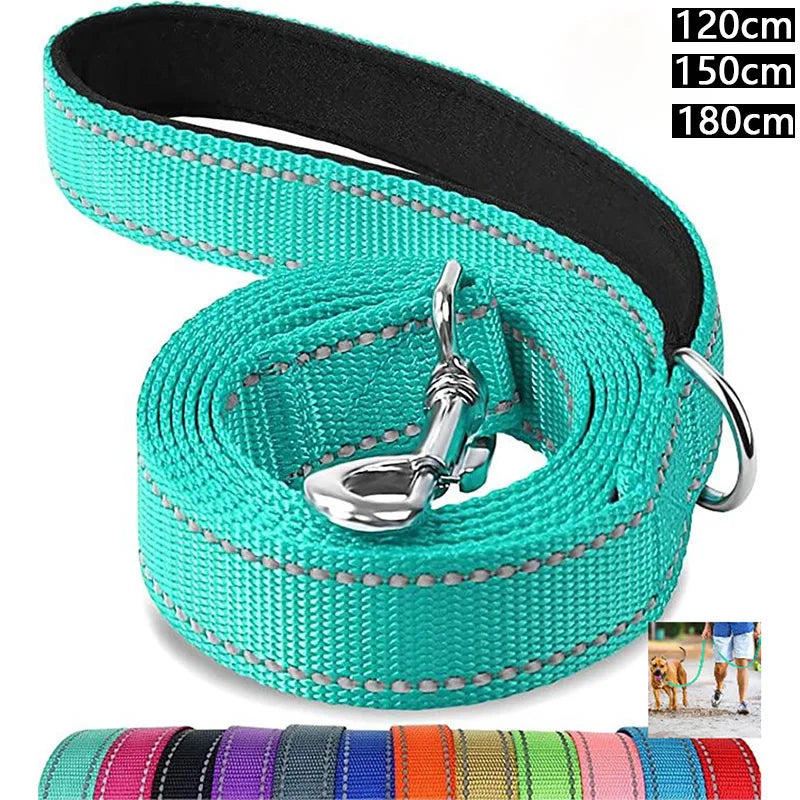 Cats Dogs Harness  Lead Strap Night Reflection Towing Rope 1.2/1.5/1.8m