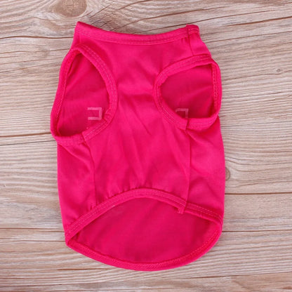 Clothes for Small Dogs Polyester Cat Vest Pet Clothing