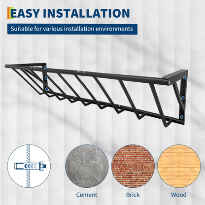 Wall Mount Hay Feeder Rack, Heavy Duty Carbon Steel Hay Holder