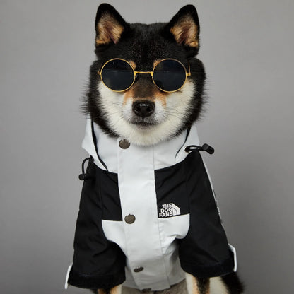 Dog Raincoat For Small Big Dogs Wind Coat Windbreaker Hoodie