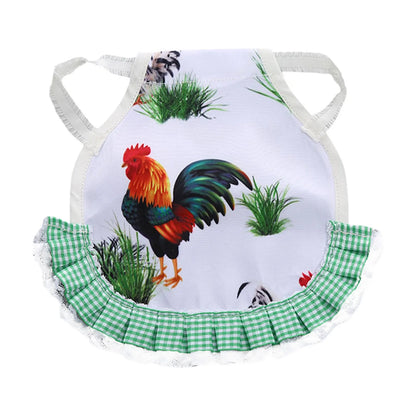 1pcs Farm Hen Feather Retainer Chicken Saddle Strap Apron Double Back Protector