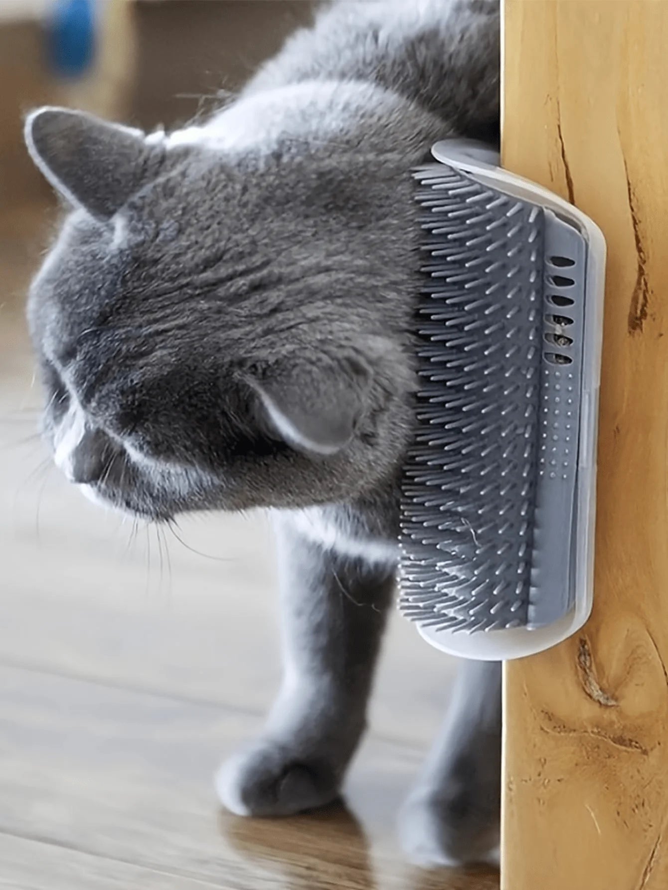 Wall-Mounted Cat Scratching Post Silicone Bristles