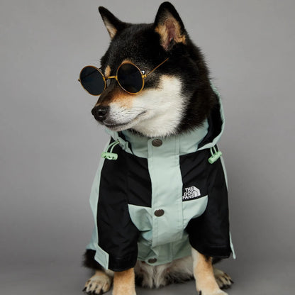 Dog Raincoat For Small Big Dogs Wind Coat Windbreaker Hoodie