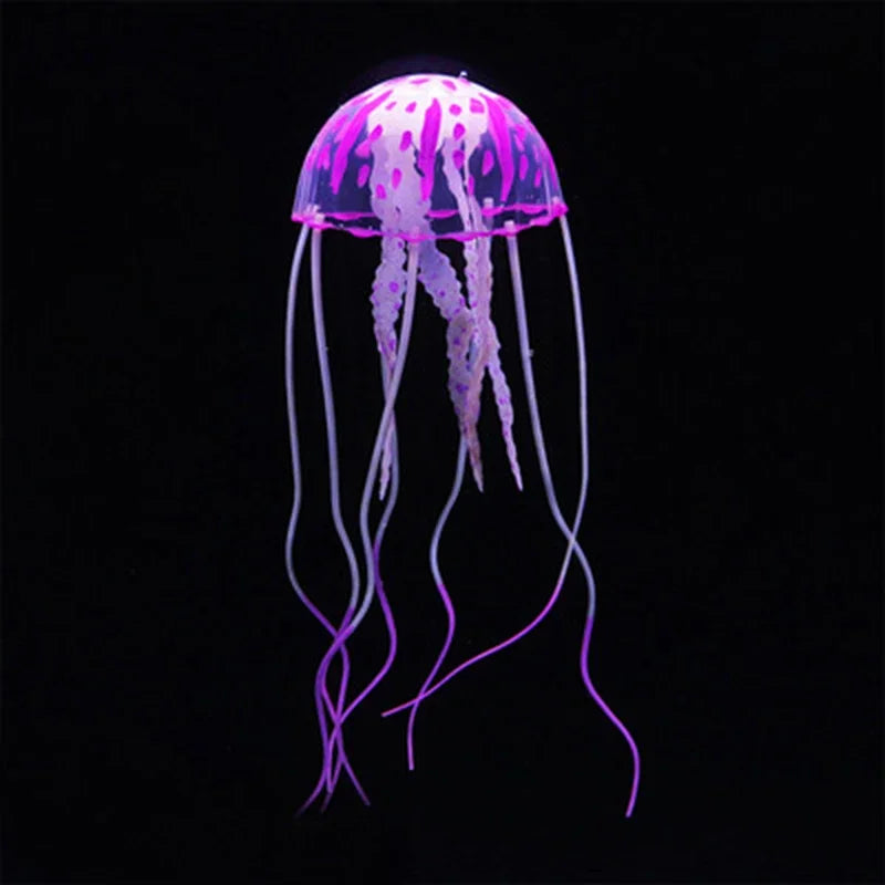 Artificial Swim Glow Jellyfish for Fish Tank Aquarium Underwater Decoration
