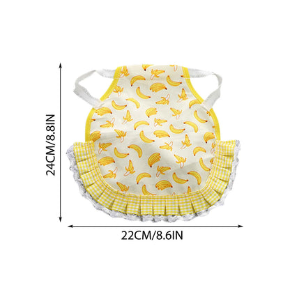 1pcs Farm Hen Feather Retainer Chicken Saddle Strap Apron Double Back Protector