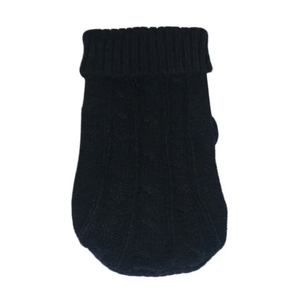 Knitted Dog Winter Sweater – Warm Soft Pet Pullover for Small & Medium Dogs