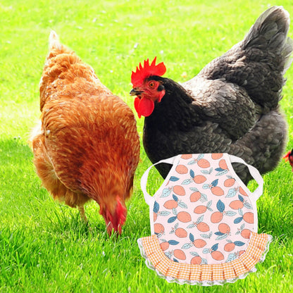 1pcs Farm Hen Feather Retainer Chicken Saddle Strap Apron Double Back Protector