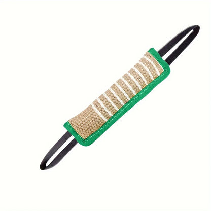 Durable Jute Dog Chew Toy - Bite-Resistant Teething Stick Dental Health Care