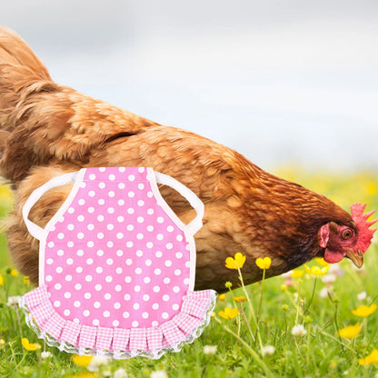 1pcs Farm Hen Feather Retainer Chicken Saddle Strap Apron Double Back Protector
