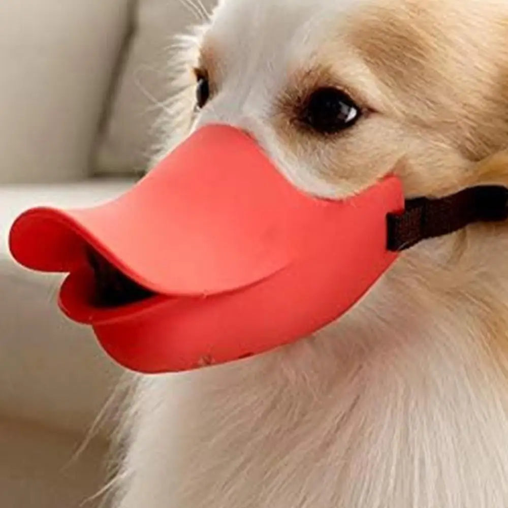 Silicone Duck Muzzle Mask  Anti Bite Stop Barking