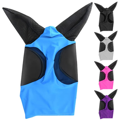 Anti Fly Stretchy Knitted Mesh Mask Ear Protection