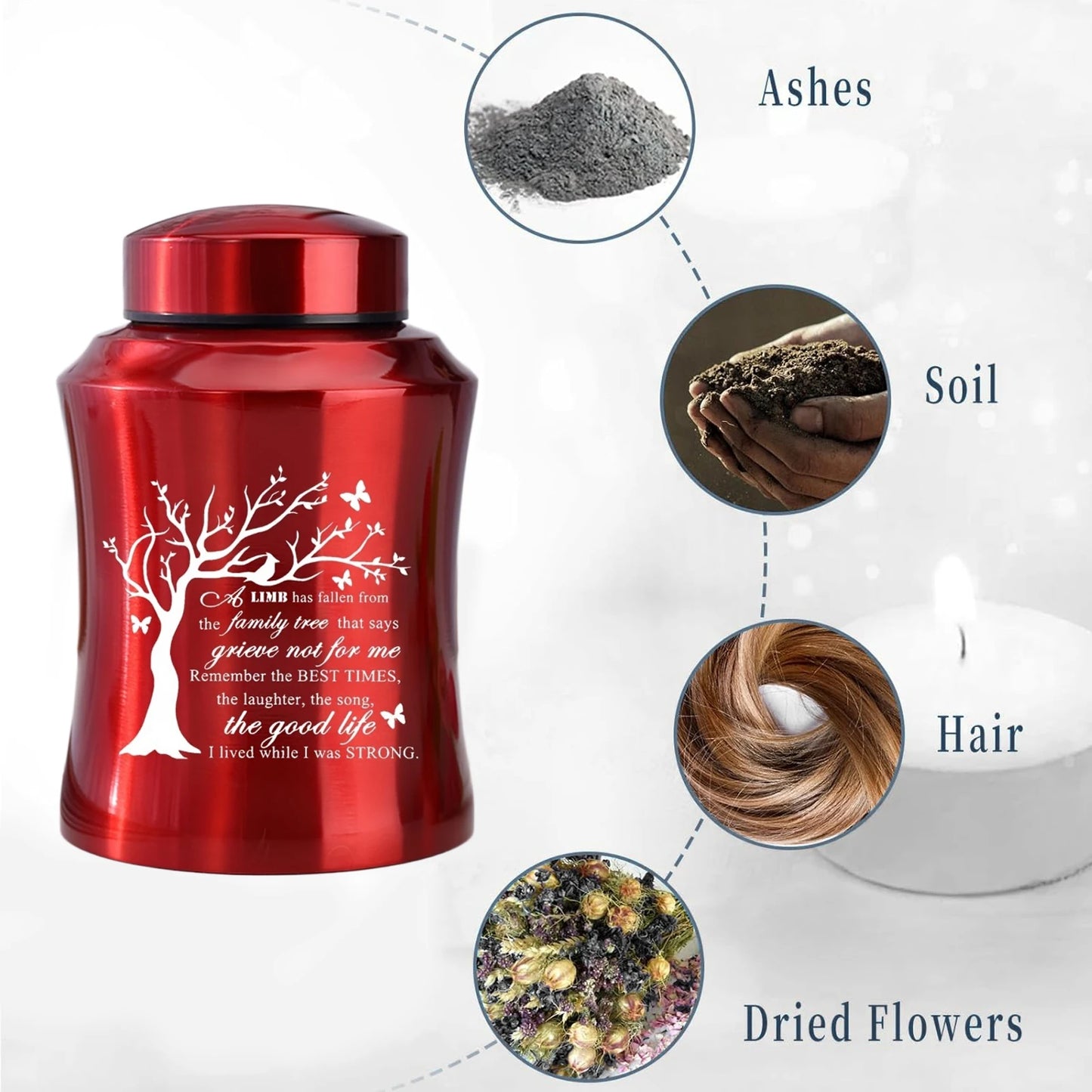 Tree of Life Cremation Urns for Pet Ashes