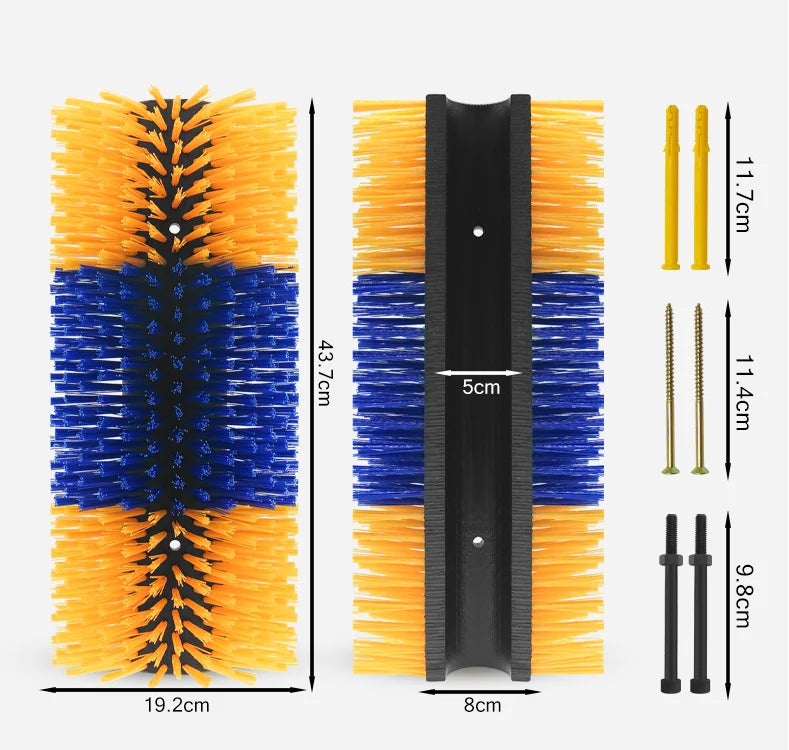 Livestock Scratch Brushes, Full Massage Grooming Brush Kit,