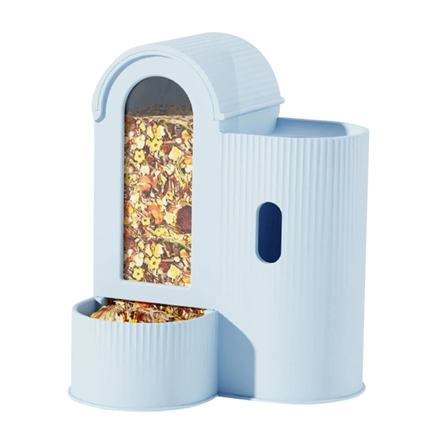 2-in-1 Automatic Food Bowl Large Capacity Hamster Feeder And Waterer