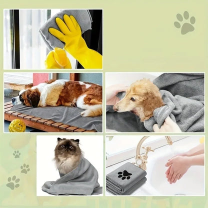 Microfiber Pet Absorbent Towels for Pet Bathing