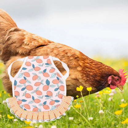 1pcs Farm Hen Feather Retainer Chicken Saddle Strap Apron Double Back Protector