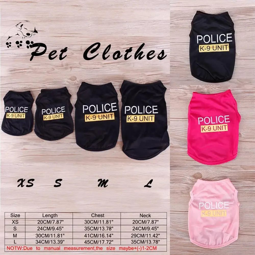 Clothes for Small Dogs Polyester Cat Vest Pet Clothing
