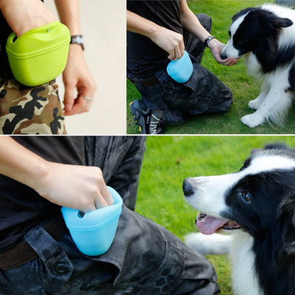 Portable Dog Training Waist Bag – Treat & Snack Pouch for Obedience Training
