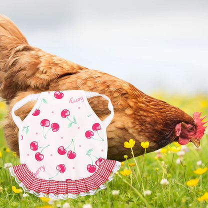 1pcs Farm Hen Feather Retainer Chicken Saddle Strap Apron Double Back Protector