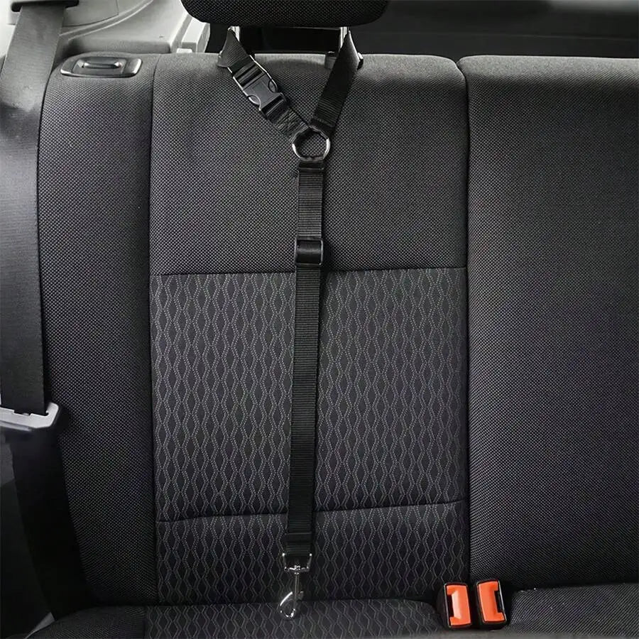 1pc Car Belt, Dog Cat Car Leash, Retractable Backseat Tether