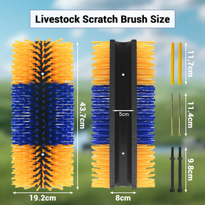 Livestock Scratch Brushes, Full Massage Grooming Brush Kit,