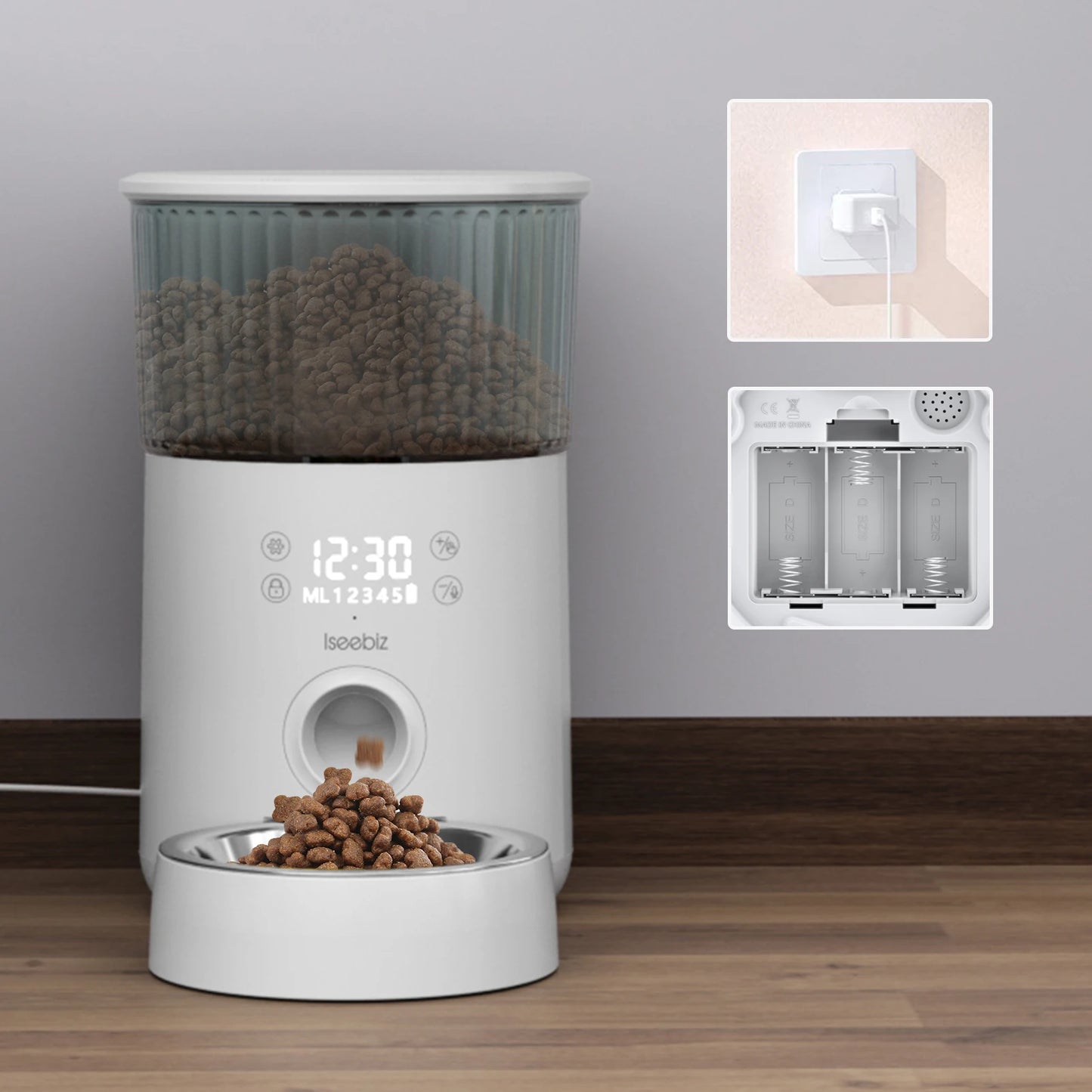 Automatic Pet Feeder With Voice Record